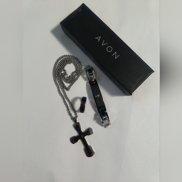 Men Lord's Prayer Stainless Steel Set - Picture 3 of 9